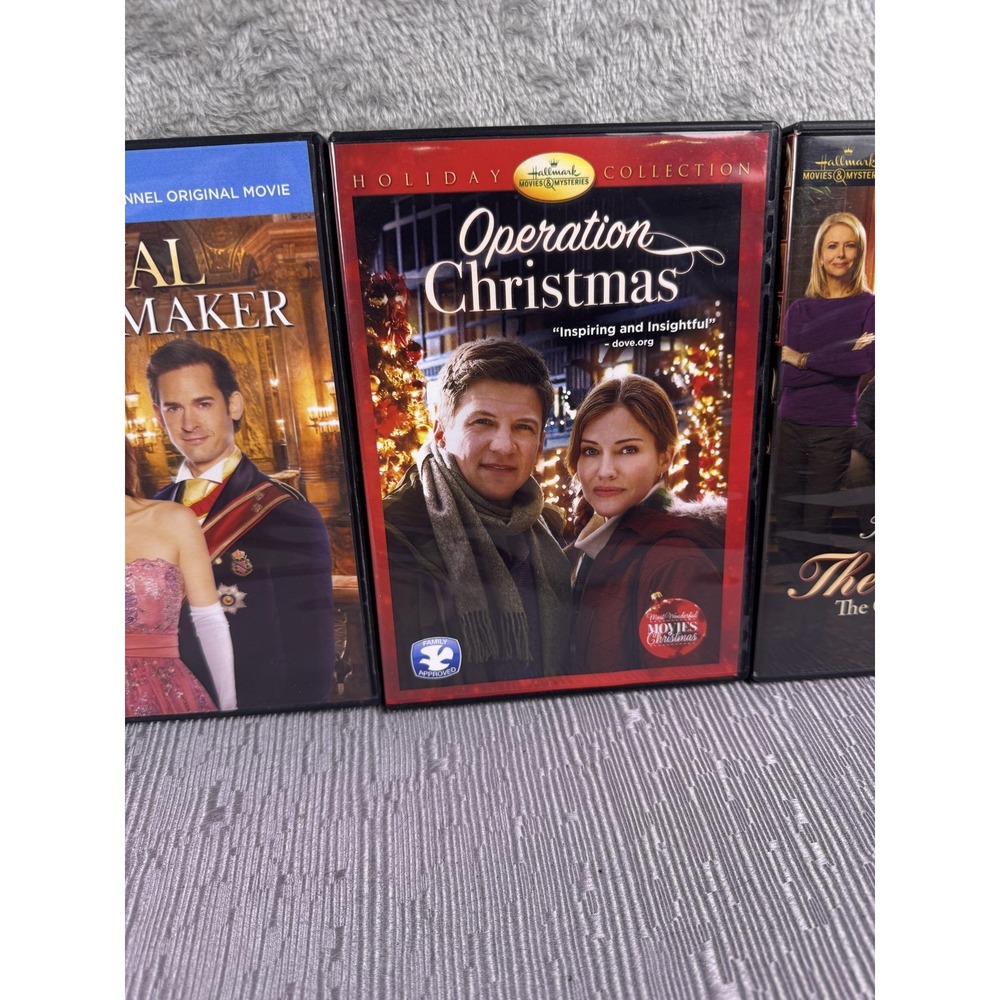 A Taste Of Romance Hallmark DVD Lot Project Christmas Wish Royal Matchmaker - Picture 5 of 6